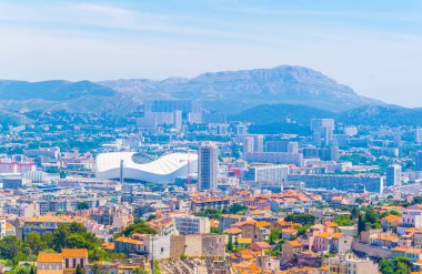 Marseille ile Stade Velodrome, Frangı havadan görünümü