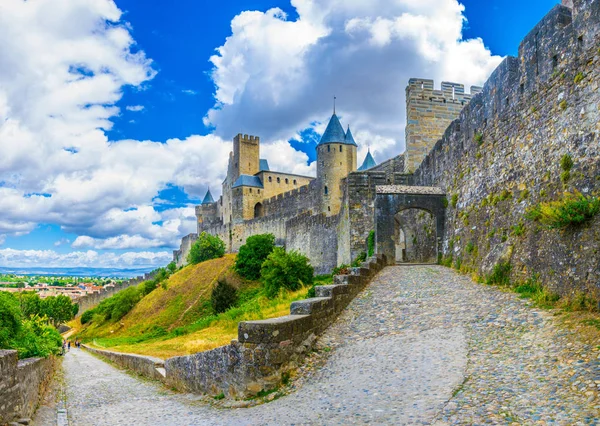 Fortification Carcassonne Franc — Stock Photo, Image