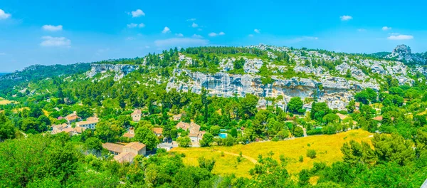 Středověká Vesnice Les Baux Des Provence Franc — Stock fotografie