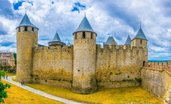 Fortification Carcassonne Franc — Stock Photo, Image