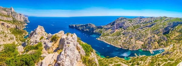 stock image Calanque de Morgiou at les Calanques national park in Franc