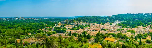 Vista Aérea Villeneuve Les Avignon Dominado Pelo Tour Philippe Bel — Fotografia de Stock