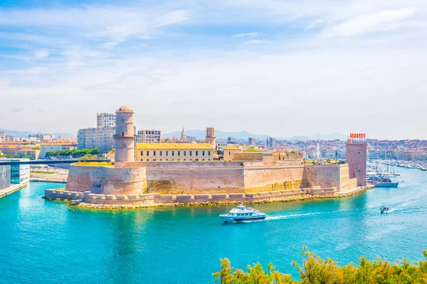 Fort Saint Jean Poort Vieux Marseille Franc — Stockfoto