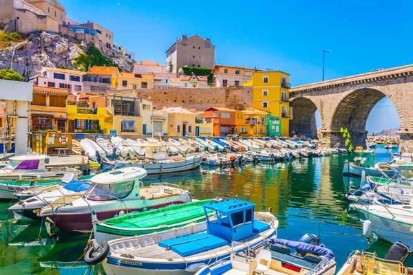 Port Vallon Des Auffes Marseille Franc — Photo