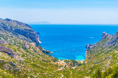 Calanque Sormiou Franc 'taki les Calanques Ulusal Parkı' nda