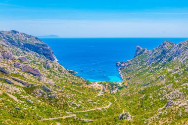 Calanque Sormiou Franc 'taki les Calanques Ulusal Parkı' nda