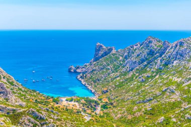 Calanque Sormiou Franc 'taki les Calanques Ulusal Parkı' nda