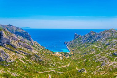 Calanque Sormiou Franc 'taki les Calanques Ulusal Parkı' nda