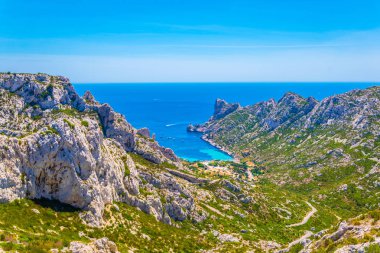 Calanque Sormiou Franc 'taki les Calanques Ulusal Parkı' nda