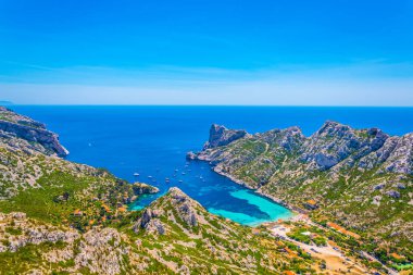Calanque Sormiou Franc 'taki les Calanques Ulusal Parkı' nda