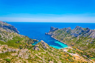 Calanque Sormiou Franc 'taki les Calanques Ulusal Parkı' nda