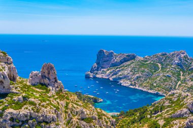Calanque Sormiou Franc 'taki les Calanques Ulusal Parkı' nda