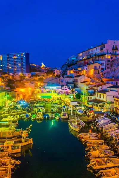 Vallon Des Auffes Hamn Marseille Frankrike — Stockfoto