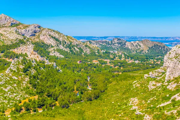 Park Narodowy Les Calanques Francji — Zdjęcie stockowe