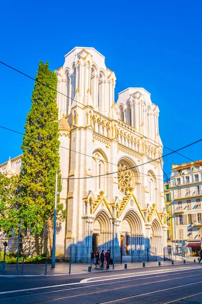 Basilica Nostra Signora Dell Assunzione Nizza Franc — Foto Stock