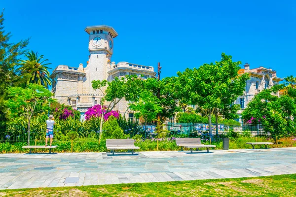 Parque Promenade Paillon Nice Franc — Fotografia de Stock