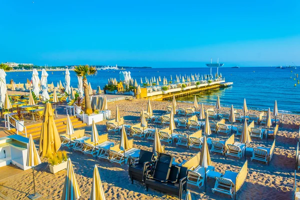 Bir plaj Cannes, Frangı görünümünü