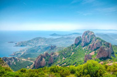 Pic du Cap Roux at Esterel Massif in Franc