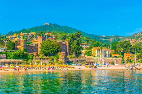 Plage Château Theoule Sur Mer Franc — Photo