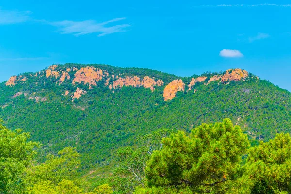 Esterel Massif Języku Francuskim — Zdjęcie stockowe