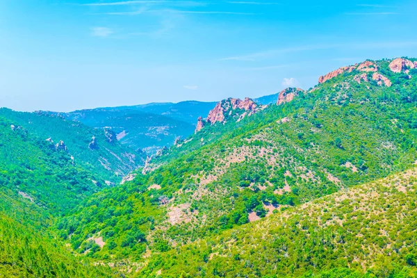 Esterel Massif Języku Francuskim — Zdjęcie stockowe