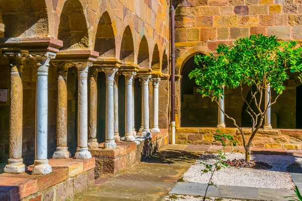 Inner Courtyard Frejus Cathedral Franc — Stock Photo, Image