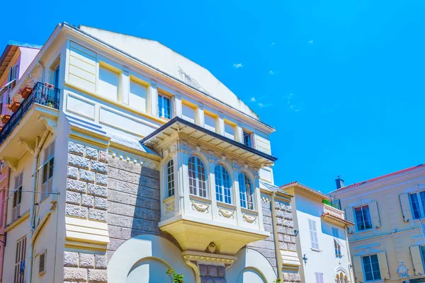Фасады Домов Старом Центре Монако — стоковое фото