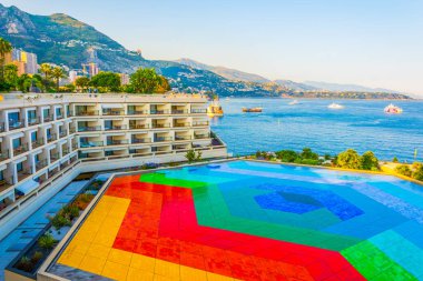 Çatı Auditorium Rainer III pointe Monac Focinane yükleme ile dekore edilmiş
