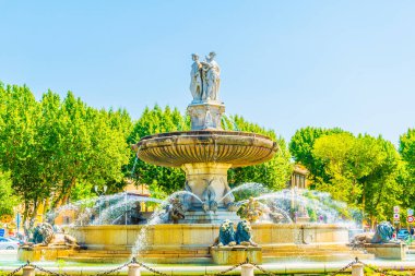 Fontaine de la Rotonde, Aix-en-Provence, Franc