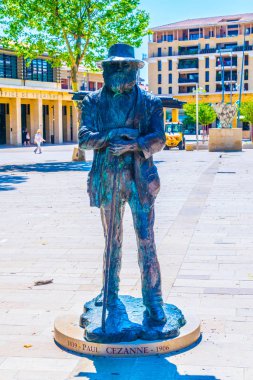 Paul Cezanne Provence'da Frangı heykeli