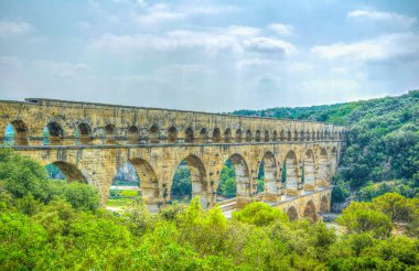 Fransa 'da Pont du Gard su kemeri