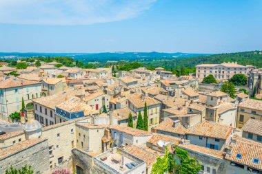 Uzes, Frangı havadan görünümü