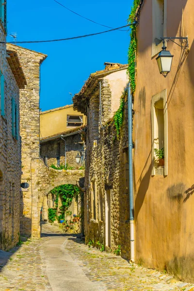 Een Smalle Straat Oude Stad Van Vaison Romaine Franc — Stockfoto