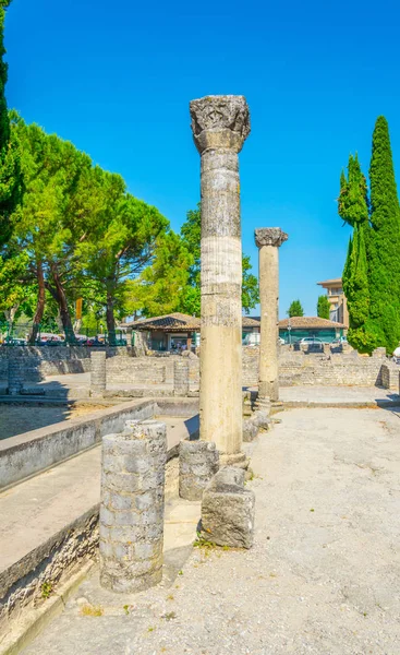 Gallo Romeinse Ruïnes Vaison Romaine Franc — Stockfoto