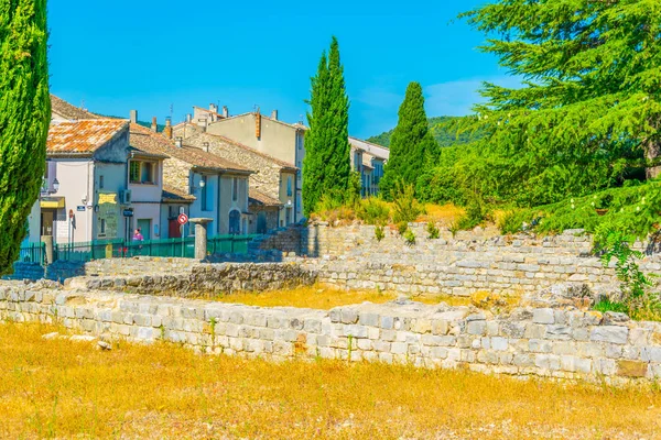 stock image Gallo-roman ruins in Vaison-la-Romaine in Franc