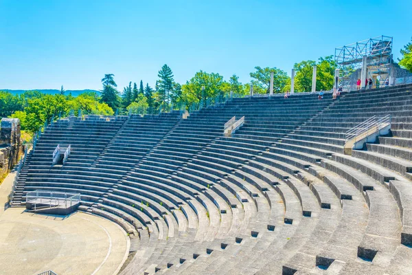 Een Oude Amfitheater Vaison Romaine Franc — Stockfoto