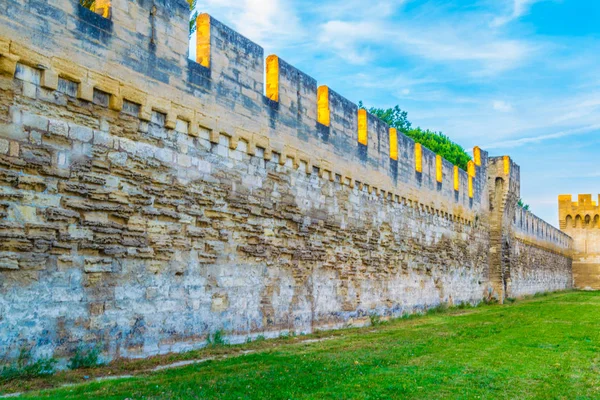 Fortificación Aviñón Franco — Foto de Stock