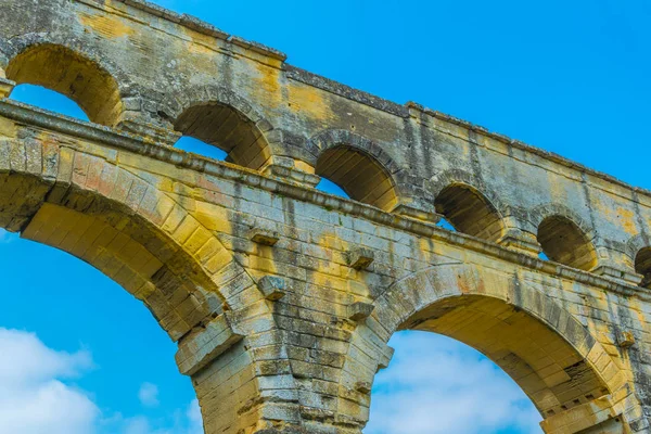 Pont Gard Akwedukt Francji — Zdjęcie stockowe