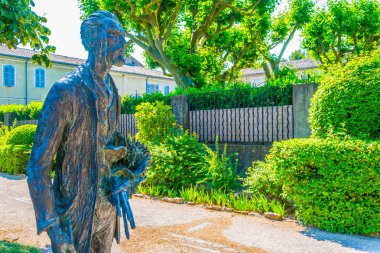 Heykel Vincent van Gogh'un, manastır Saint paul de mausole Frangı
