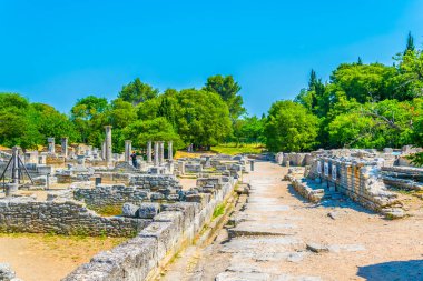 Glanum arkeolojik park yakınındaki Saint Remy de Provence Frangı