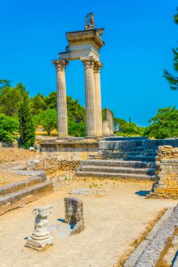 Glanum arkeolojik park yakınındaki Saint Remy de Provence Frangı