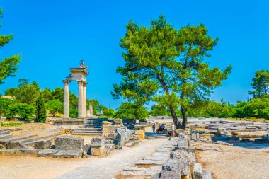 Glanum arkeolojik park yakınındaki Saint Remy de Provence Frangı