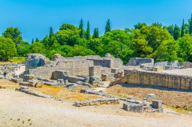 Glanum arkeolojik park yakınındaki Saint Remy de Provence Frangı