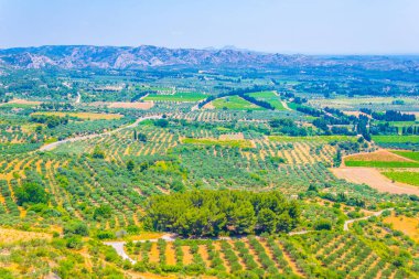 Massif des alpilles Frangı içinde kırsal