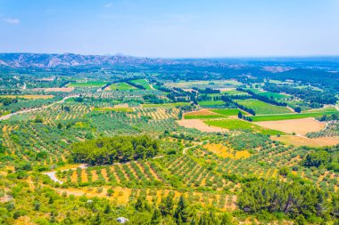 Massif des alpilles Frangı içinde kırsal
