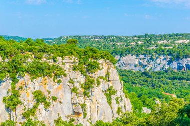 Frangı kalede Buoux çevreleyen doğa