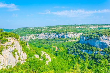 Frangı kalede Buoux çevreleyen doğa