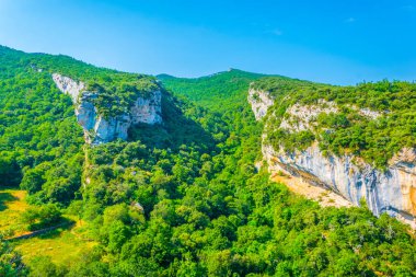 Frangı kalede Buoux çevreleyen doğa