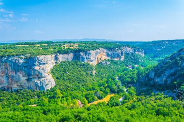 Frangı kalede Buoux çevreleyen doğa