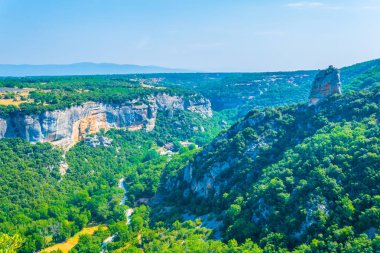 Frangı kalede Buoux çevreleyen doğa